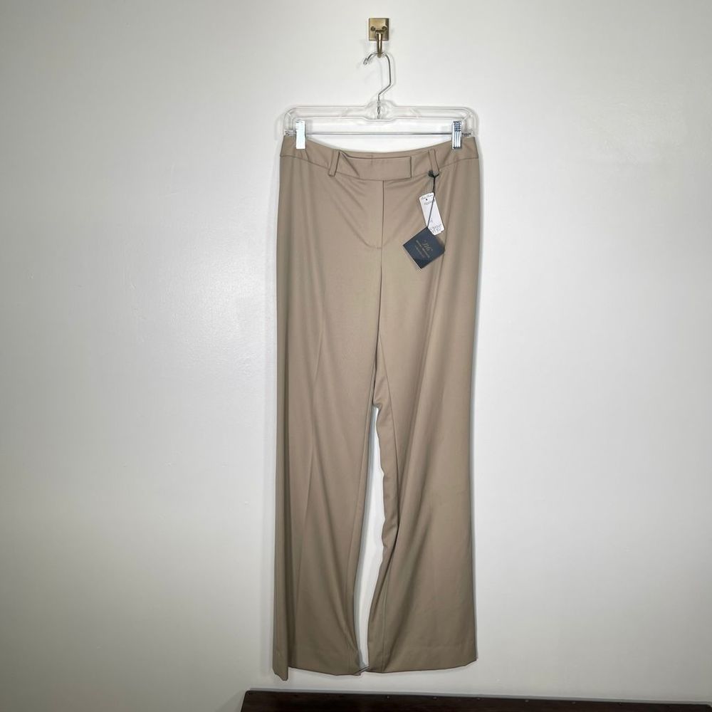 Brooks Brothers Wide-Leg Pants in Light Taupe